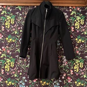 bebe Black Trench Coat for Women